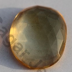 Citrine Gemstone Rose Cut Cabochon