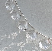 Crystal Gemstone Polygon Beads