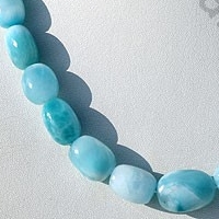 Larimar Gemstone Faceted Nuggets