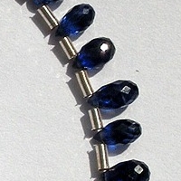 Kyanite Gemstone Tear Drops Briolette
