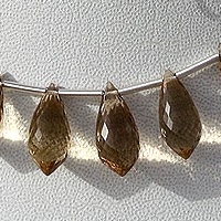 Champagne Citrine  Chandelier Briolette