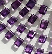 Amethyst Gemstone Beads  Octagons