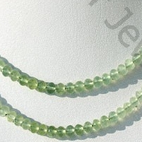 Prehnite Gemstone  Faceted Rondelles