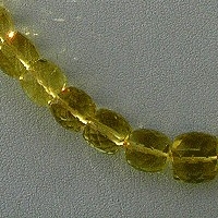 Lemon Quartz  Faceted Cube