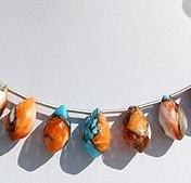 Turquoise Gemstone Chandelier Briolette