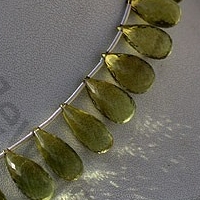Lemon Quartz  Tear Drops Briolette
