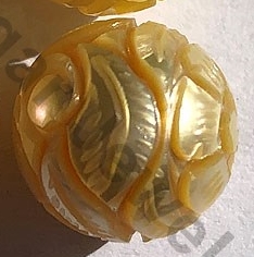 South Sea Pearl Half Drilled Gemstone