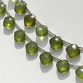 Vesuvianite  Puffed Diamond Cut