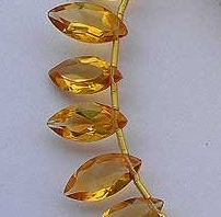 Citrine Gemstone  Marquise
