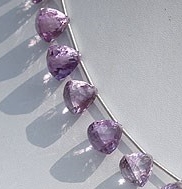 Pink Amethyst Faceted Chestnut