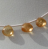 Imperial Topaz  Heart Briolette
