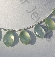 Prehnite Gemstone Dolphin Shape Beads