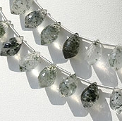 Green Moss Quartz Chandelier Briolette