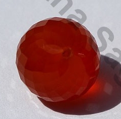 Carnelian Half Drilled Gemstones