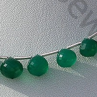 Green Onyx  Onion Shape