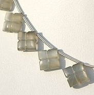 Grey Moonstone Clove Beads