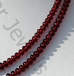 aaa Rhodolite Garnet Faceted Rondelles