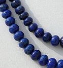 Lapis Gemstone  Faceted Rondelles