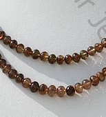 wholesale Andalusite Gemstone  Faceted Rondelle