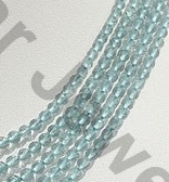 aaa Aquamarine Gemstone  Faceted Rounds