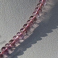 Pink Amethyst  Plain Beads