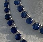 Kyanite Gemstone Heart Briolette