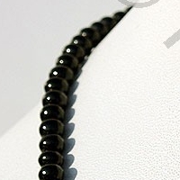 Black Spinel Plain Beads