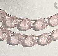 Rose Quartz Carved heart 