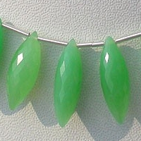 Chrysoprase Gemstone Dew Drops
