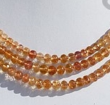 Imperial Topaz  Faceted Rondelles