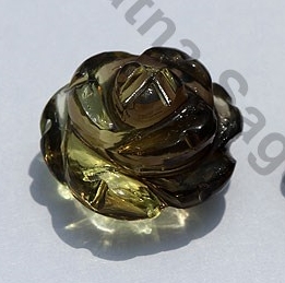 Bi-Color Quartz Half Drilled Gemstones