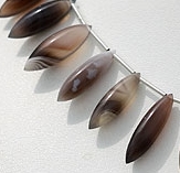 Botswana Agate Gemstone Dew Drops