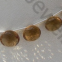 Champagne Citrine  Onion Shape