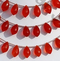 Carnelian Gemstone Chandelier Briolette