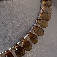 Champagne Citrine  Tear Drops Briolette
