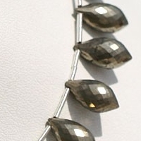 Pyrite Beads  Chandelier Briolette