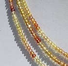 Songea Sapphire  Faceted Rondelles