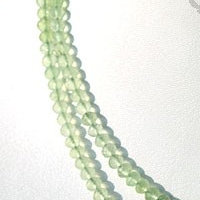 Prehnite Gemstone  Faceted Rondelles
