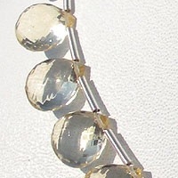 Scapolite Gemstone Heart Briolette