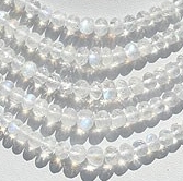 wholesale Rainbow Moonstone Faceted Rondelles
