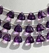 Amethyst Gemstone Trilliant