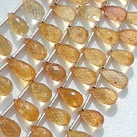 Imperial Topaz  Tear Drops Briolette