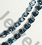 Blue Topaz Trilliant Cut