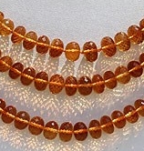 Citrine Gemstone  Faceted Rondelles