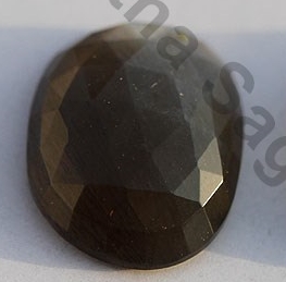 Black Moonstone Rose Cut Cabochon
