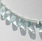 Aquamarine Gemstone Chandelier Briolette 