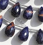 Sodalite Flat Pear Briolette