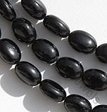 Black Tourmaline Oval Plain