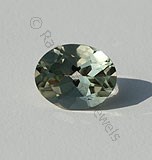 Green Amethyst Oval Facet