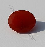 Carnelian Oval Facet